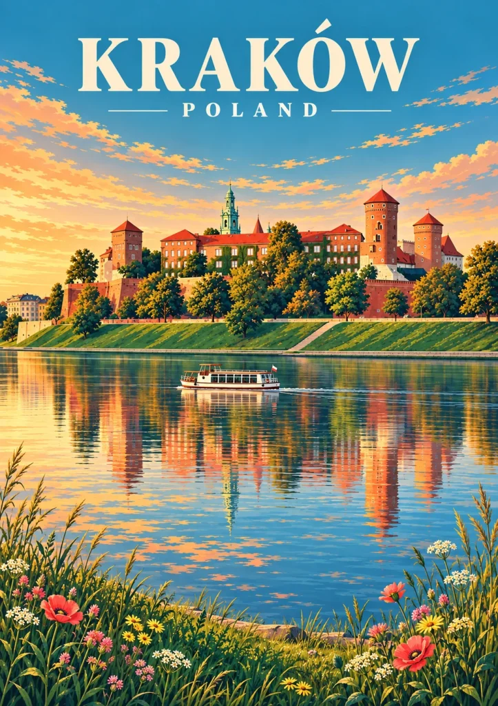 Kraków — Presentask med pappershandtag och bomullspåse ingår